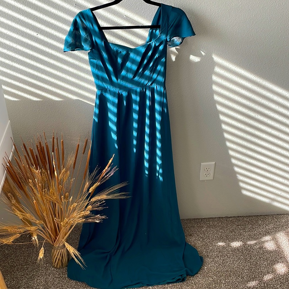 Böhme XS Bridesmaid dress in deep teal